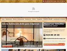 Tablet Screenshot of hotelmiradordeazuaga.com